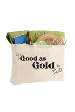 Load image into Gallery viewer, Gold Oversized Travel Tote Bag