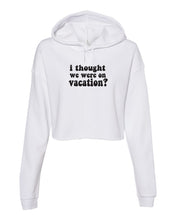 Load image into Gallery viewer, Vacation - Winter House Cropped Hoodie