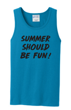 Load image into Gallery viewer, Summer Should Be Fun - Summer House Unisex Tank-top