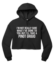 Load image into Gallery viewer, Pinot Grigio - Pump Rules Cropped Hoodie