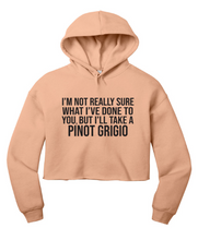 Load image into Gallery viewer, Pinot Grigio - Pump Rules Cropped Hoodie