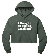 Load image into Gallery viewer, Vacation - Winter House Cropped Hoodie