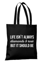 Load image into Gallery viewer, Diamonds & Rose - RHOBH Tote Bag