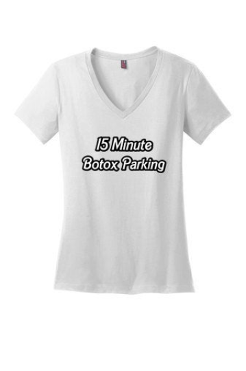 15 Minute Botox Parking - RHOSLC V-Neck Shirt