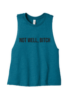 Load image into Gallery viewer, Not Well RHONY Cropped Tank-top
