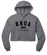 Load image into Gallery viewer, Vintage Style RHOA Cropped Hoodie
