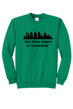 Load image into Gallery viewer, Bad Things Happen in Philadelphia Unisex Crewneck Sweatshirt

