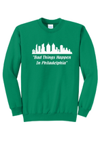 Load image into Gallery viewer, Bad Things Happen in Philadelphia Unisex Crewneck Sweatshirt
