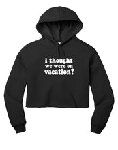 Load image into Gallery viewer, Vacation - Winter House Cropped Hoodie
