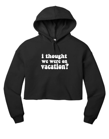 Vacation - Winter House Cropped Hoodie