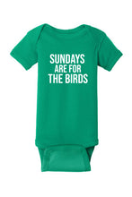 Load image into Gallery viewer, Sundays are for the Birds - Baby Onesie
