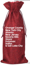 Load image into Gallery viewer, Housewives Cities Wine Gift Bag
