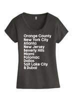 Load image into Gallery viewer, Housewives Cities Scoop-neck T-Shirt

