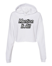 Load image into Gallery viewer, Mention It All 2 RHONY Cropped Hoodie
