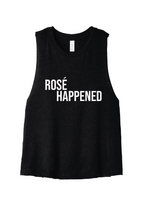 Load image into Gallery viewer, Rosé Happened - RHONY Cropped Tank-top

