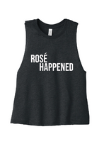 Load image into Gallery viewer, Rosé Happened - RHONY Cropped Tank-top
