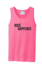 Load image into Gallery viewer, Rosé Happened - RHONY Unisex Tank-top
