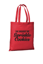 Load image into Gallery viewer, Sprinkle Cookies RHONJ Tote Bag
