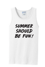 Load image into Gallery viewer, Summer Should Be Fun - Summer House Unisex Tank-top
