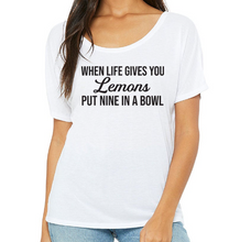 Load image into Gallery viewer, When Life Gives You Lemons - RHOC Scoop Neck
