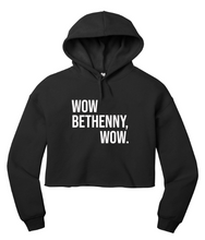 Load image into Gallery viewer, Wow Bethenny RHONY Cropped Hoodie
