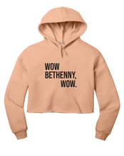 Load image into Gallery viewer, Wow Bethenny RHONY Cropped Hoodie

