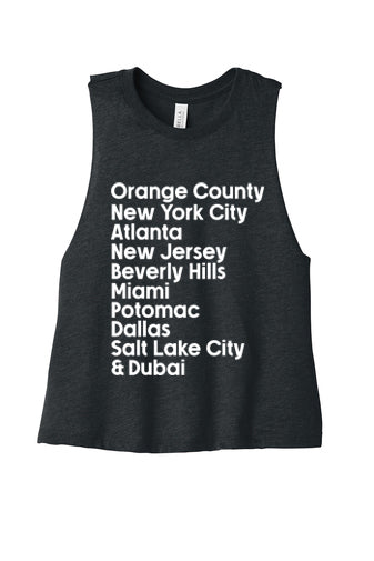 Housewives Cities - Woman's Cropped Tanktop