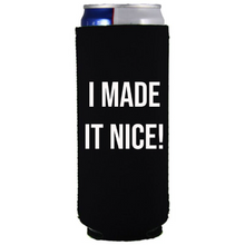 Load image into Gallery viewer, I Made It Nice RHONY Slim Can Cooler
