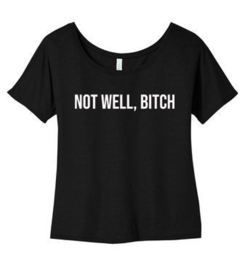 Not Well RHONY Scoop Neck T-Shirt