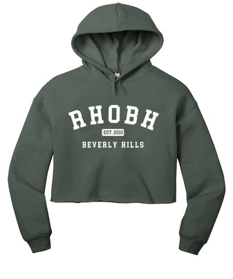 Vintage Style RHOBH Cropped Hoodie