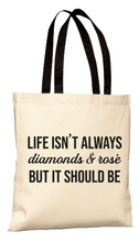 Load image into Gallery viewer, Diamonds &amp; Rose - RHOBH Tote Bag
