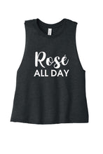 Load image into Gallery viewer, Rosé All Day - Summer House Cropped Tank-Top
