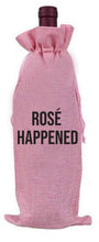 Load image into Gallery viewer, Rosé Happened - RHONY Wine Gift Bag

