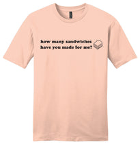 Load image into Gallery viewer, How Many Sandwiches - Summer House Unisex T-Shirt
