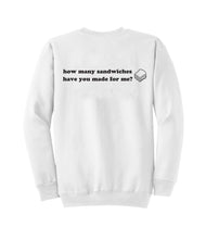 Load image into Gallery viewer, How Many Sandwiches - Summer House Unisex Crewneck Sweatshirt
