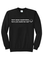 Load image into Gallery viewer, How Many Sandwiches - Summer House Unisex Crewneck Sweatshirt

