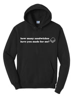 Load image into Gallery viewer, How Many Sandwiches - Summer House Unisex Hooded Sweatshirt
