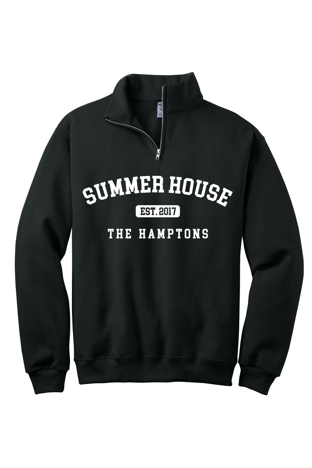Vintage Style Summer House Unisex Quarter-Zip Sweatshirt